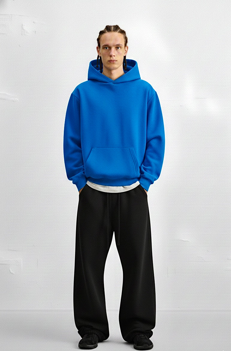 Heavyweight Oversized Hoodie (Deep Blue)